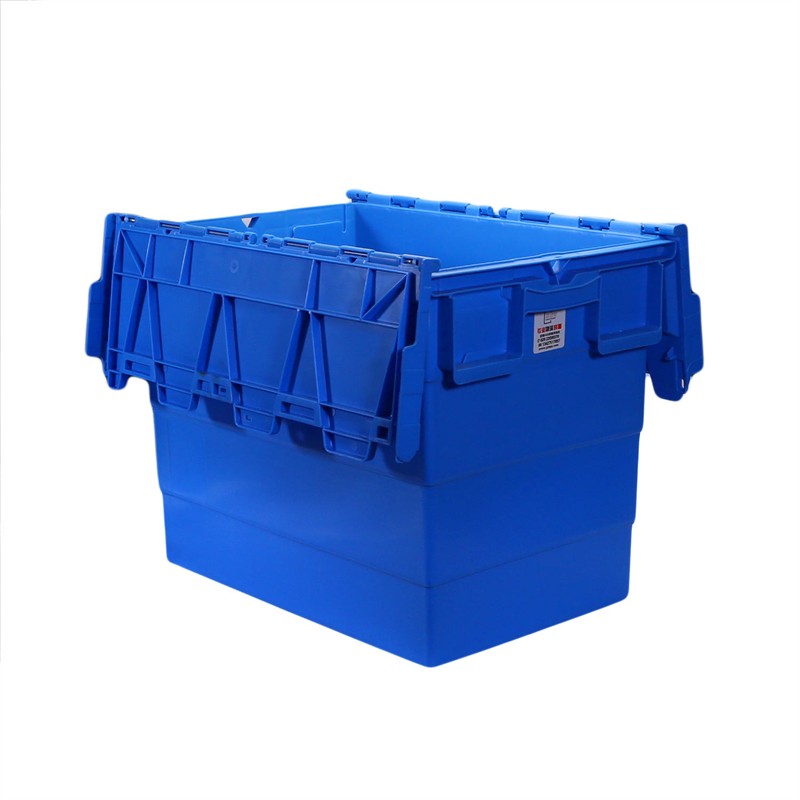 Индивидуальная высококачественная синяя пластиковая коробка с крышкой